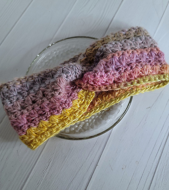Mixed Cluster Knotted Headband