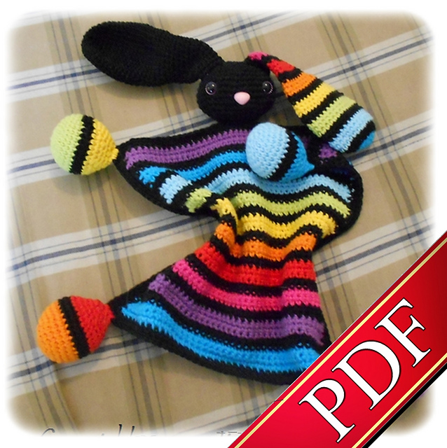 Doudou lapin Rainbow - FR