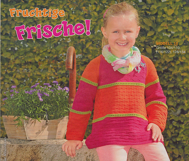 Modell 18 Tunika in Blockstreifen