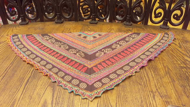 Woolly Postcard: Belgian Shawl