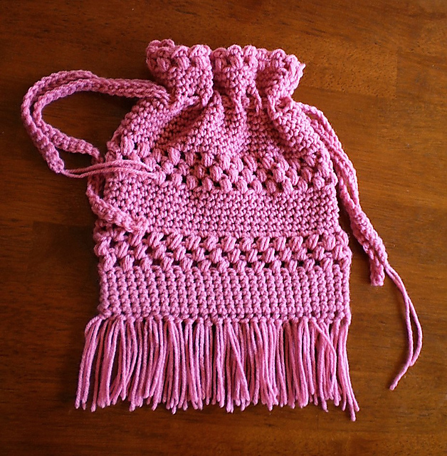 Crochet Bag with Fringe