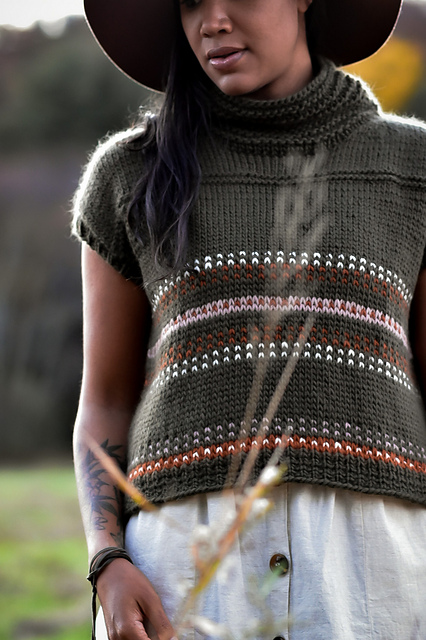 Staycation Pullover (colorwork)