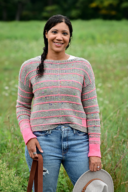 Ravelry: Highlights Pullover pattern by Tif Neilan
