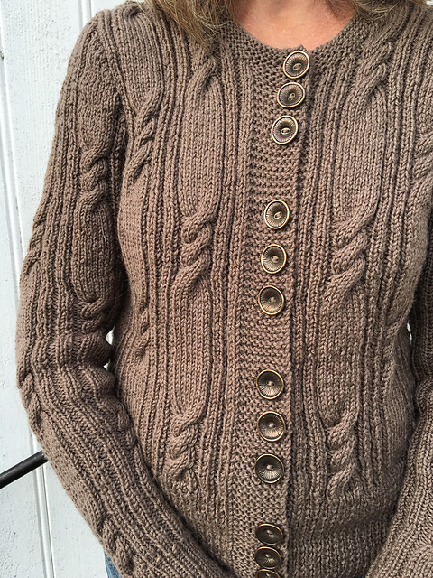 Birch Bark Cardigan #1166