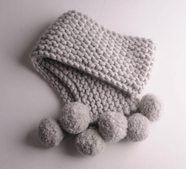 Podgy Pompom Scarf