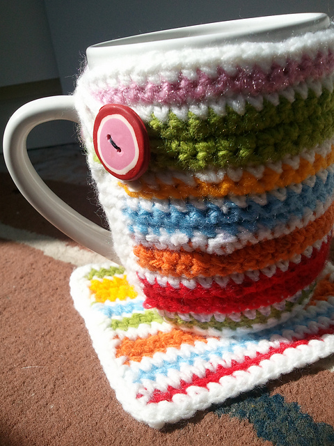Striped Mug Cozy