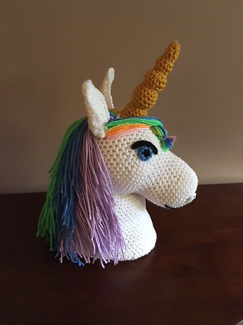 Unicorn Bust