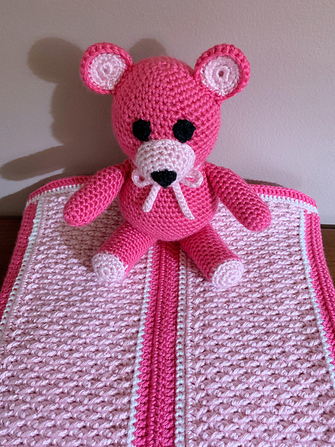 Baby Blanket and Teddy Combo