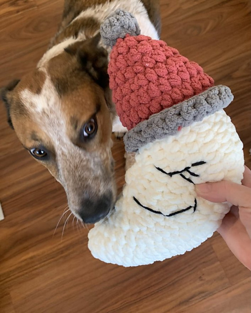 Sleepy Moon Dog Toy