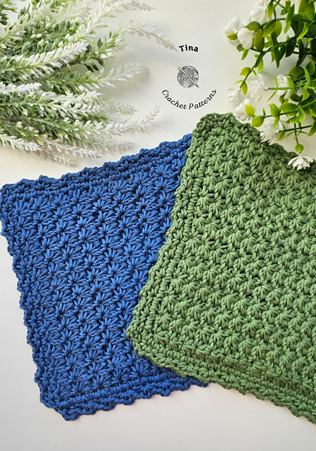 Daisy Stitch Dishcloth