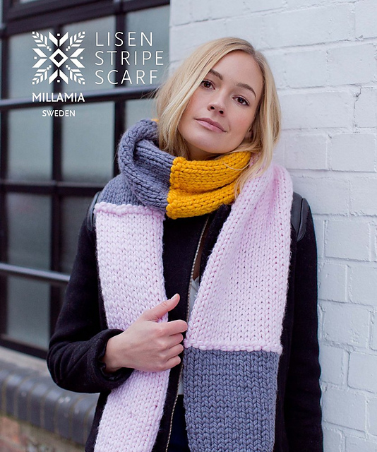 Lisen Stripe Scarf