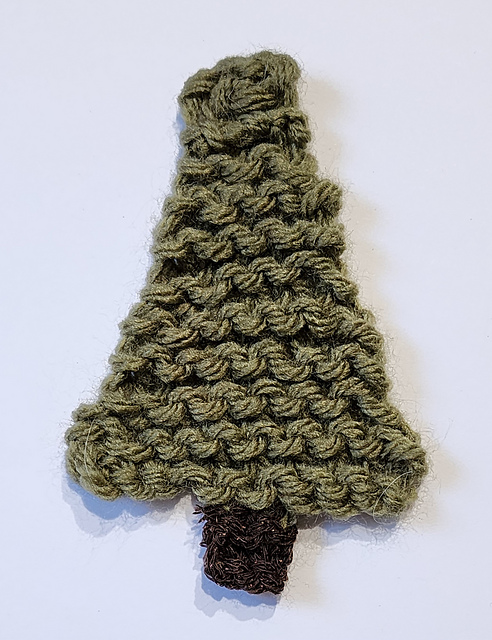Knit Christmas Tree Ornament