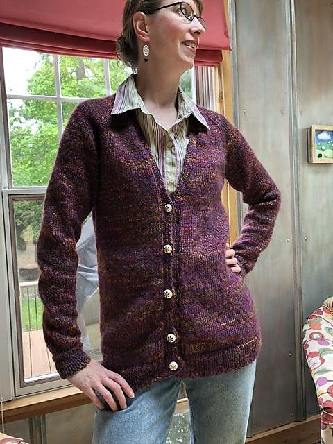 Classic V-Neck Cardigan Style No. 7835