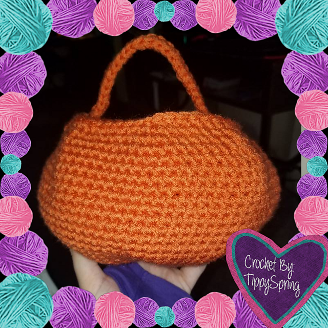 Pumpkin candy bowl or bag
