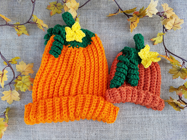 Ribbed Pumpkin Hat