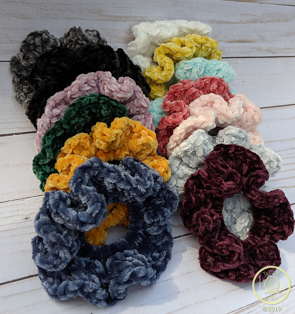 Velvet Hair Scrunchies