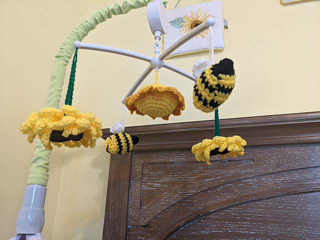 Sunflower and Bee Mobile