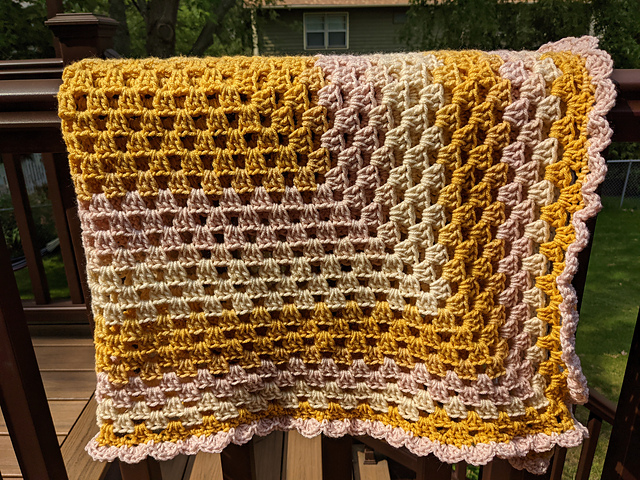 Granny Stitch Baby Blanket