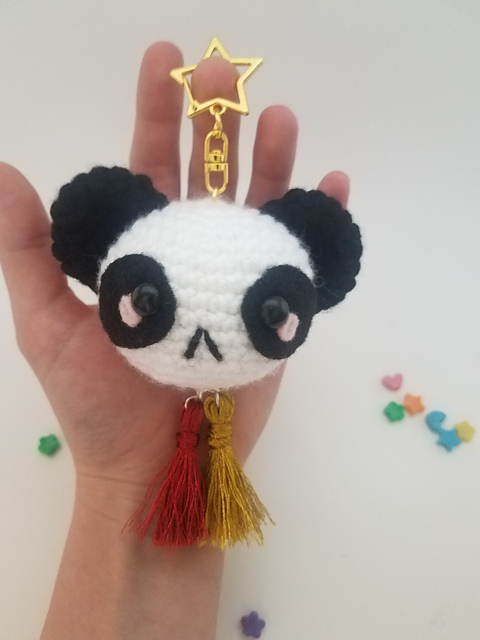 New Year’s Panda Keychain