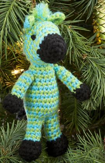 Zippy Zebra Ornament