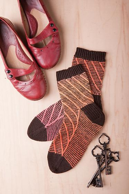 Traveling Stripe Socks