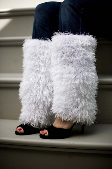 Snowy Lane / Urban Winter Leg Warmers