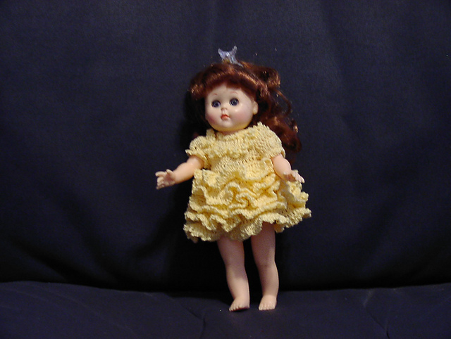 White Ruffled Dress