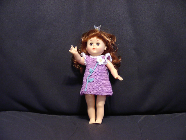 Pink dress with daisy