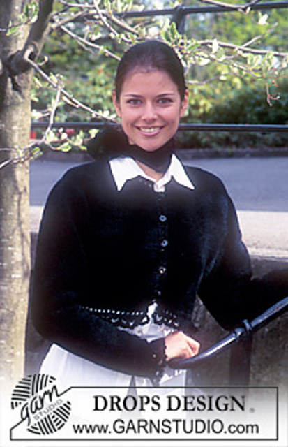 62-21 Bolero with crocheted borders