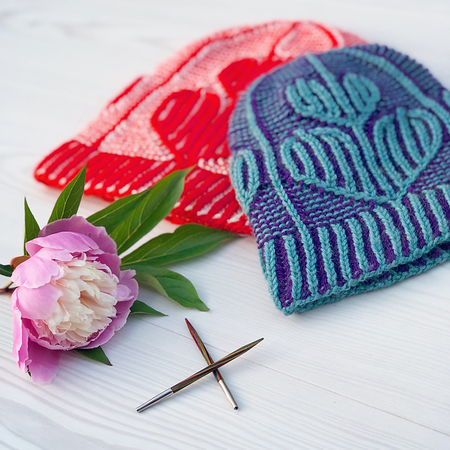 Brioche Loves Garter Stitch Hat
