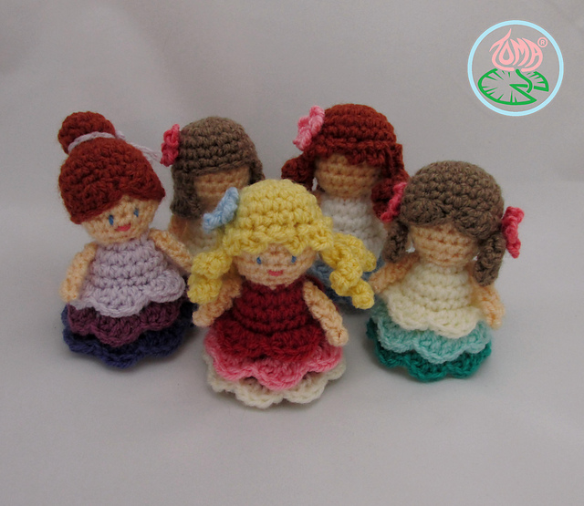 Amigurumi Mini ( Princess) Dolls