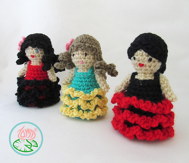 Amigurumi Flamenco Dancer