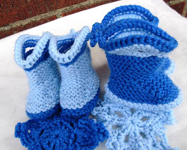 Snowflake Booties