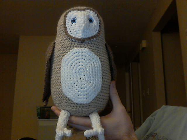 Amigurumi Barn Owl