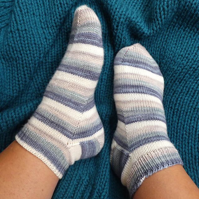 Ravelry: Toe Up Simple Socks No 1 pattern by Tonia Lyons