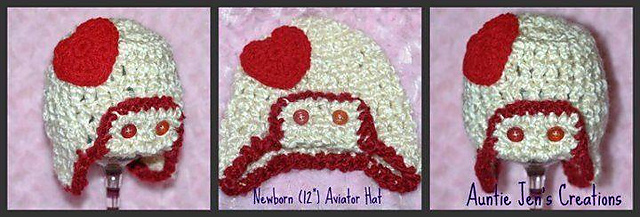 Aviator Hat (with Valentine Variation)