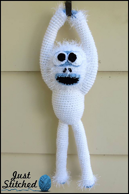 Bumble the Abominable Snowman Hanging Door Greeter