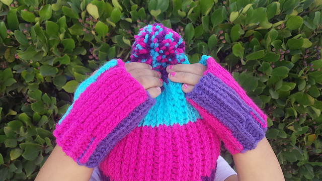 It's Not Knit Crochet - Fingerless Mitts