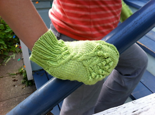 Apricot Tree Mittens