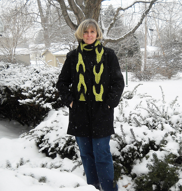 Reversible Arrows and Colors Scarf