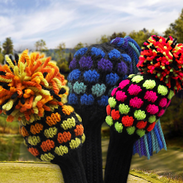 Golf Club Cover ~ Bubbles of Color
