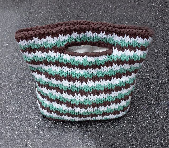 Sea Breeze Striped Tote