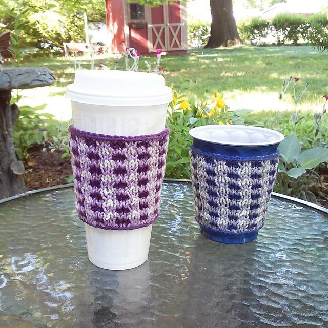 Gingham Cup Cozy