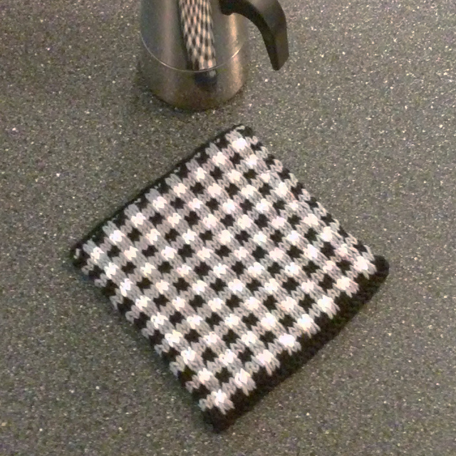 Gingham Plaid Pot Holder