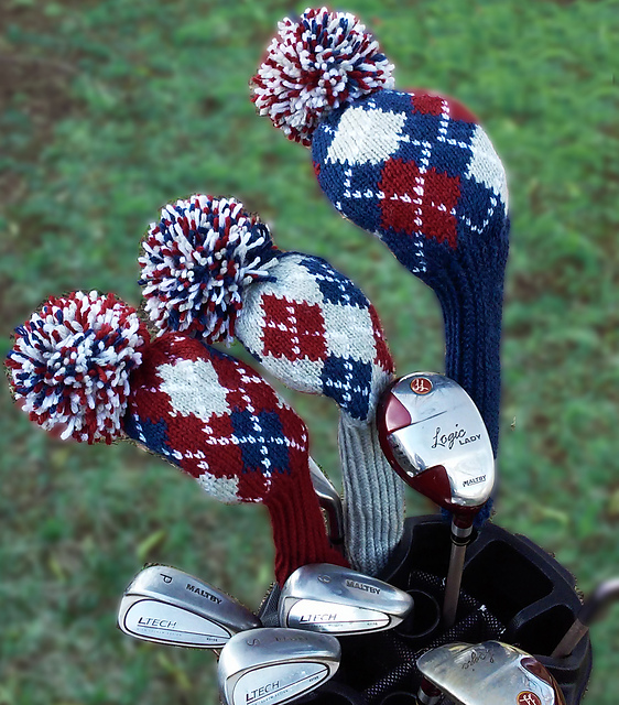 Golf Club Cover ~ Heirloom Argyle Design