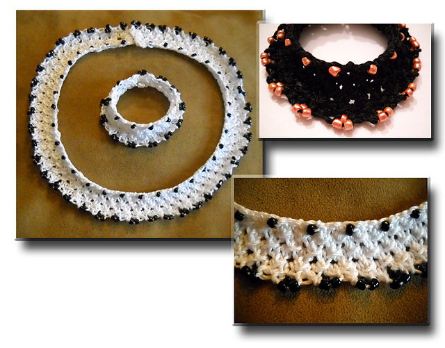 Lacey Beaded Necklace, Bracelet