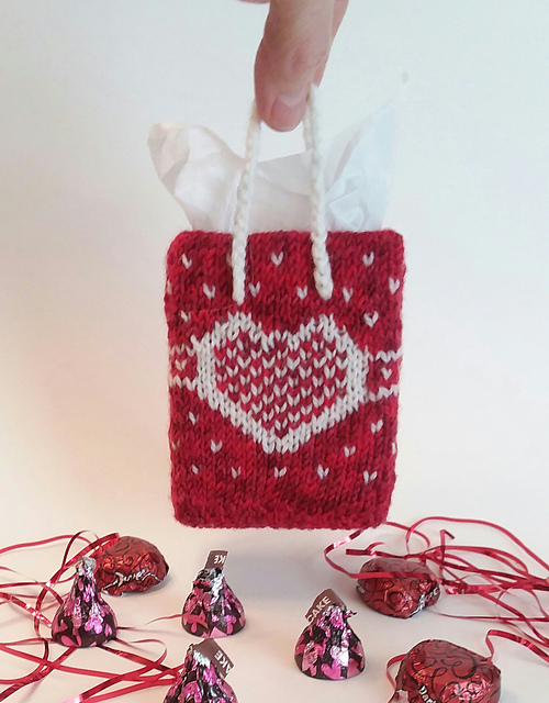 Hearts Mini Gift Bag
