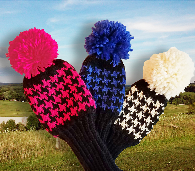 Houndstooth Golf Club Covers