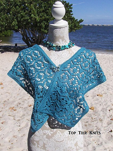 Circle Flower Scarf