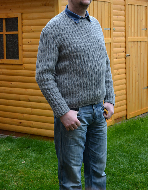 Men’s Pullover of Brown Mix